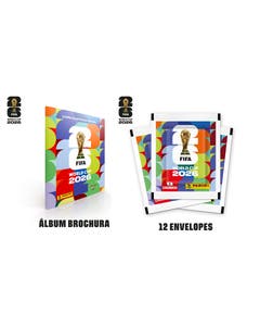 Copa Do Mundo 2026 - Álbum Capa Cartão + 12 Envelopes -FIFA WORLD CUP 2026™️